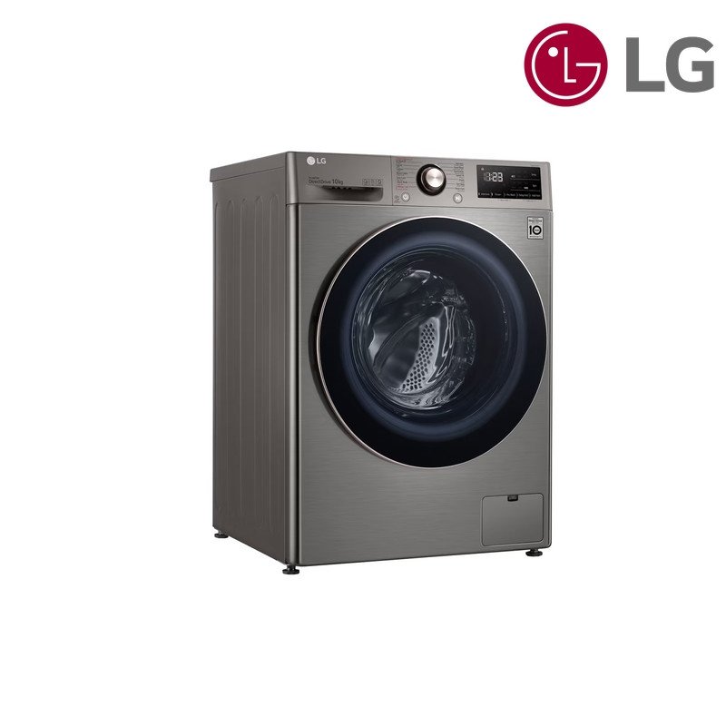 غسالة ملابس LG أمامية WR3210PRG 10 كغم Front Load - فضي