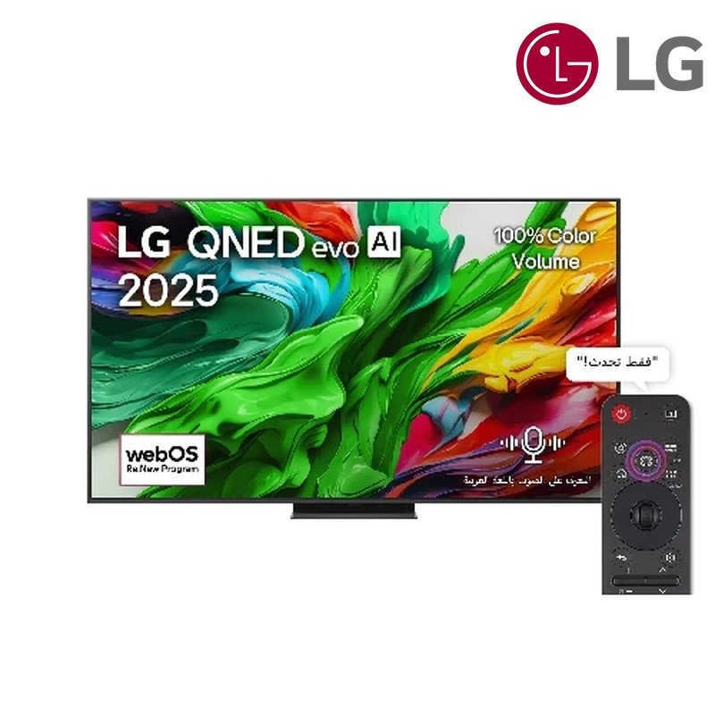 شاشة QNED MiniLED LG 65QNED86A6A 65 بوصة QNED evo MiniLED 4K 2025