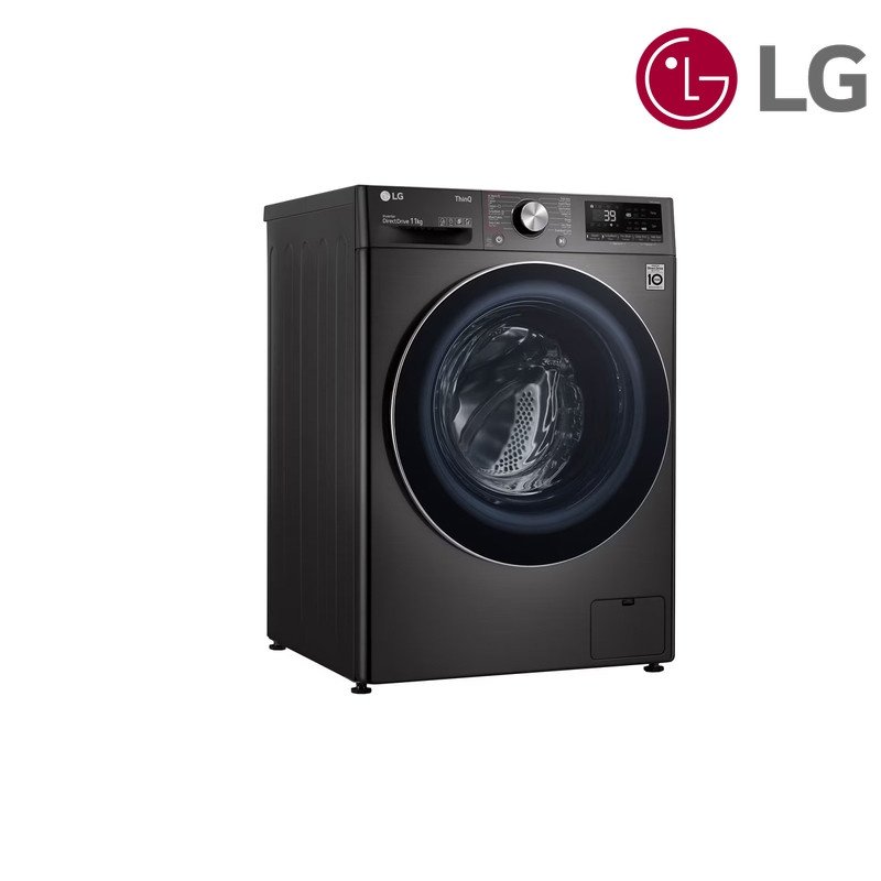 غسالة ملابس LG أمامية WR9011PBG 11 كغم Front Load - أسود ستيل