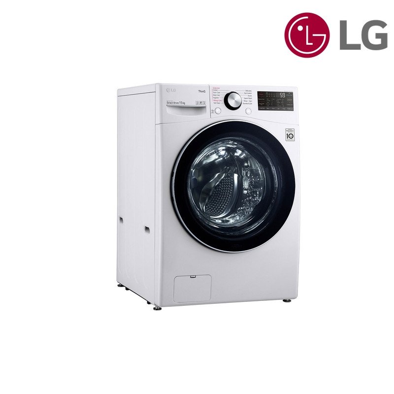 غسالة ملابس LG أمامية WL91H02PN 15 كغم Front Load - أبيض