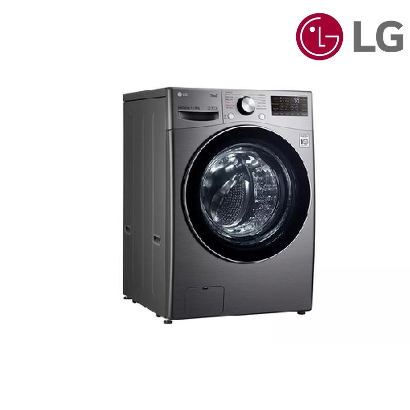 غسالة ومجففة LG WDL91H62PN 15/8 كغم 2 في 1 - فضي / داكن