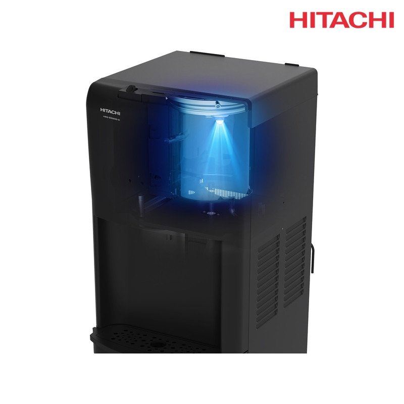 موزع مياه هيتاشي HWD-B50000-SV تحميل سفلي UV حار/بارد/عادي - ستانلس ستيل / فضي