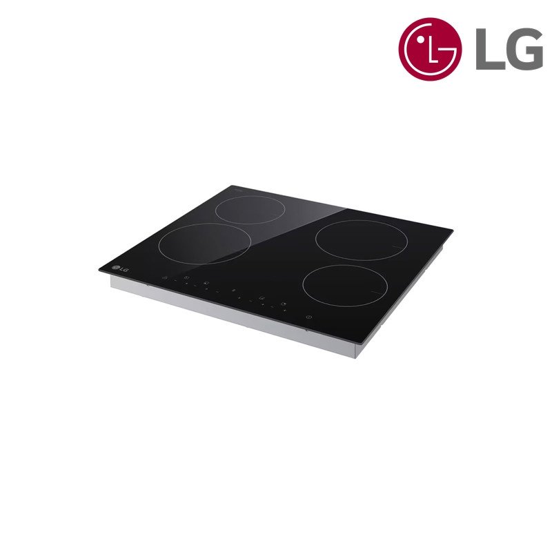 طباخ كهربائي مدمج LG CBEZ2414B 60 سم 4 مناطق Radiant - أسود