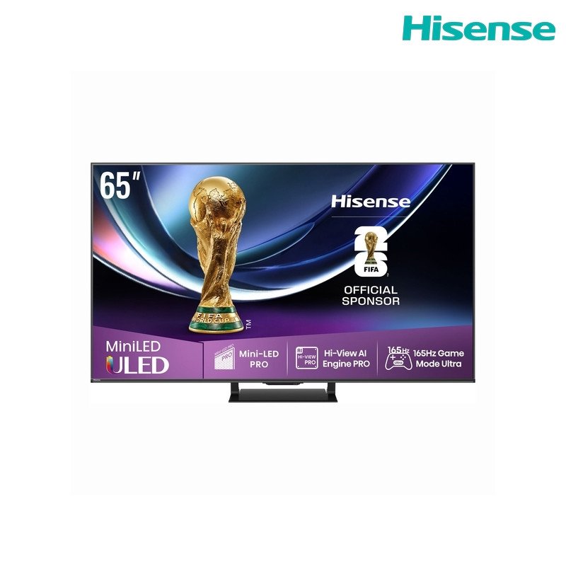 شاشة هايسنس 65U7Q-PRO سمارت 65 بوصة Mini‑LED 165Hz