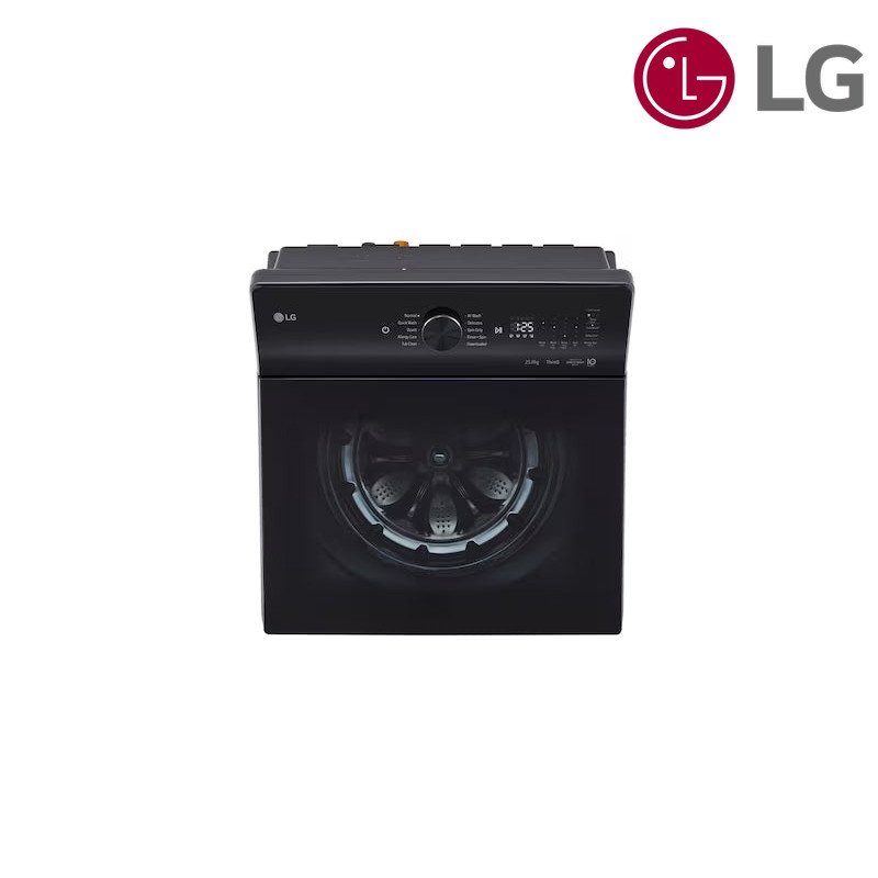 غسالة ملابس LG تحميل علوي T21X2EHHTPA 21 كغم AI Direct Drive - أسود ستانلس ستيل