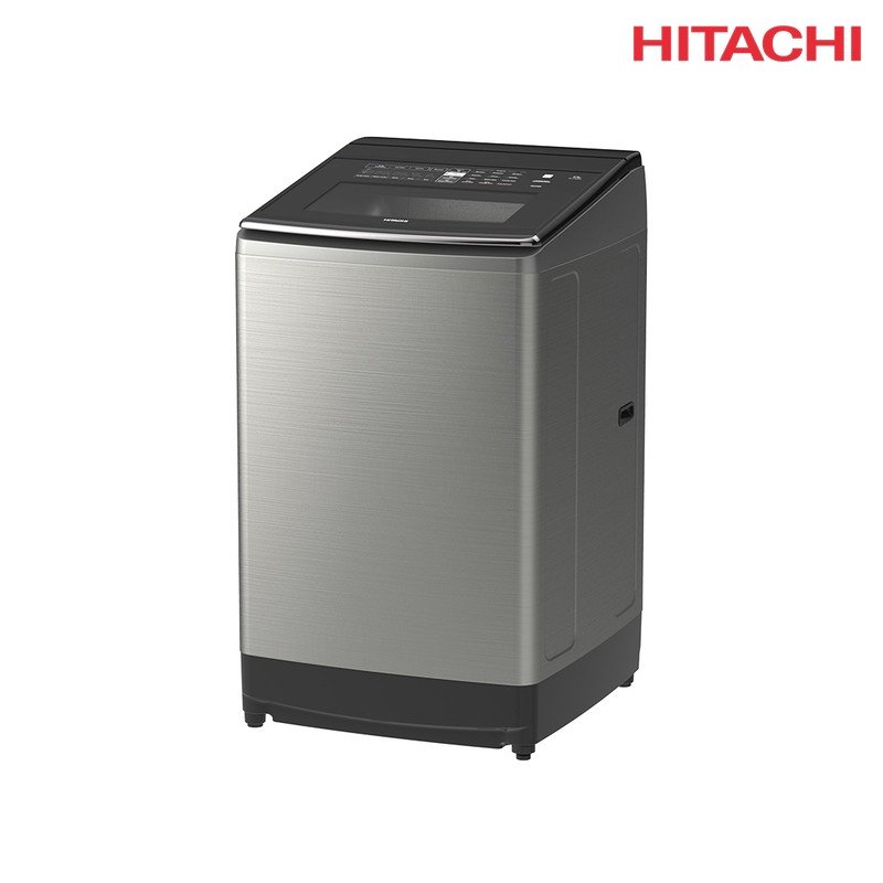 غسالة ملابس هيتاشي تحميل علوي SF-P200ZGV SS 20 كغم Inverter Dual Jet - ستانلس ستيل / فضي