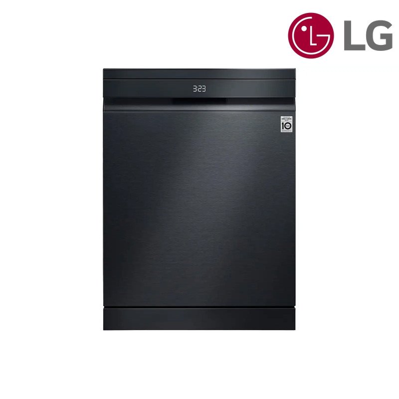 غسالة صحون LG DFC237HMS 3 رفوف TrueSteam تحكم مخفي - أسود مطفي