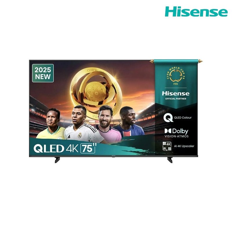 شاشة هايسنس 75Q61Q سمارت 75 بوصة QLED 60Hz (Motion Rate 120)