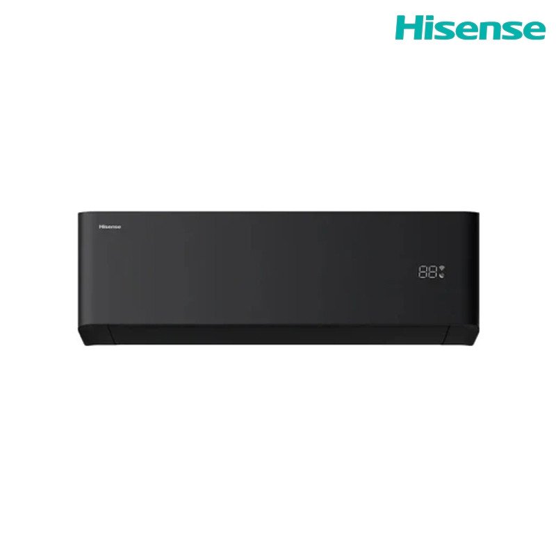 سبلت جداري هايسنس QAS-18UFHBB انفيرتر 1.5 طن تحكم أمبير 6 مراحل Wi‑Fi - أسود