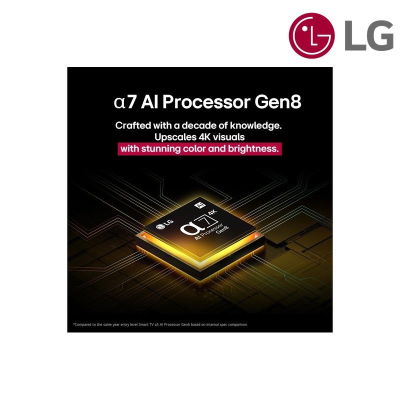 شاشة تلفاز LG 50UA85006LA 50 بوصة 4K UHD 2025 - أسود
