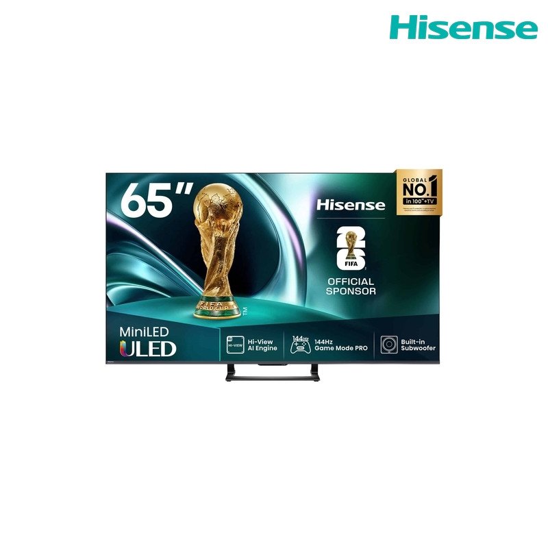 شاشة هايسنس 65U7Q-PRO سمارت 65 بوصة Mini‑LED 165Hz