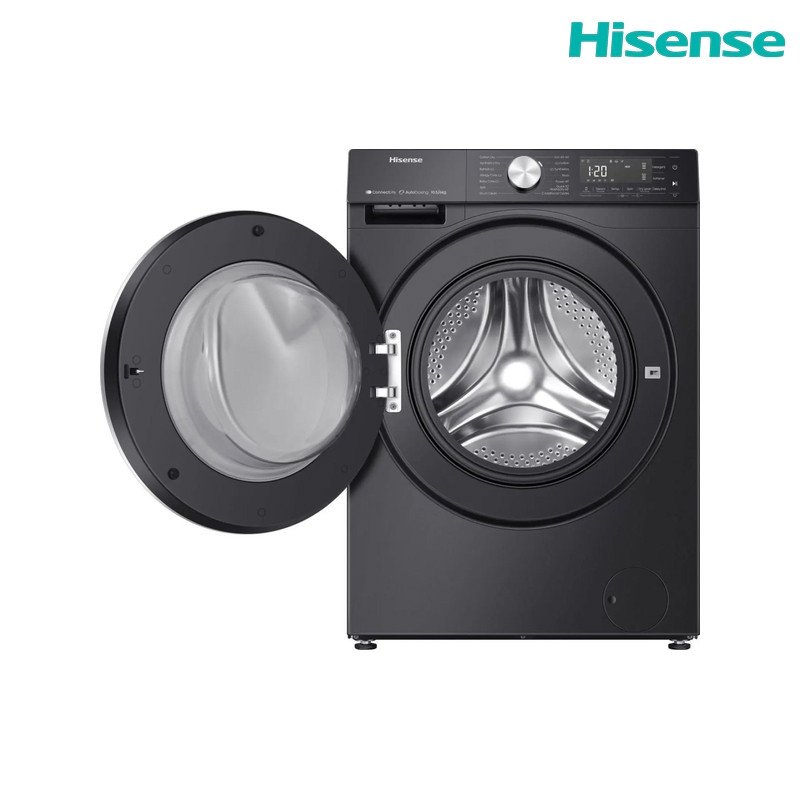 غسالة ملابس هايسنس WF5S1045BB أمامية 10.5 كغم 1400 دورة Auto Dosing Wi‑Fi - أسود