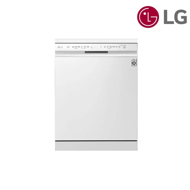 غسالة صحون LG DFC435FW 14 مكان 3 رفوف TrueSteam - أبيض