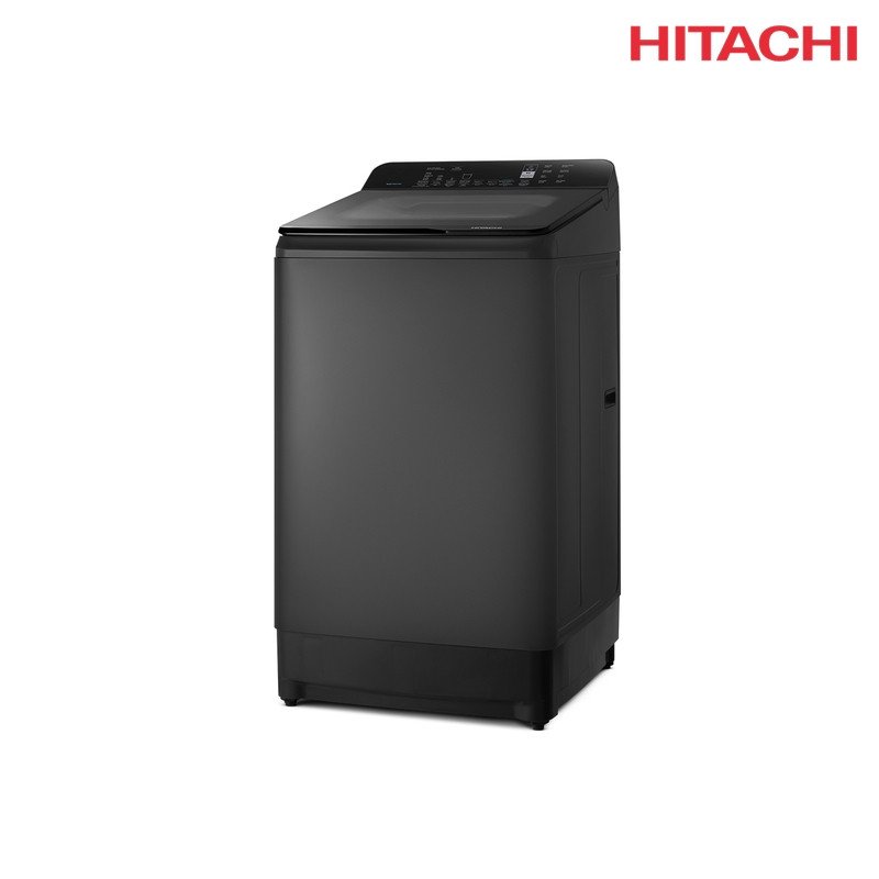 غسالة ملابس هيتاشي تحميل علوي LTL H3PMVW0T GG 13.5 كغم Inverter Dual Waterfall - رمادي غرافيتي
