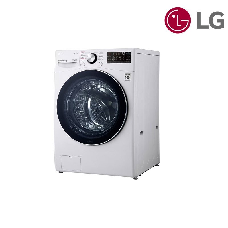 غسالة ملابس LG أمامية WL91H02PN 15 كغم Front Load - أبيض