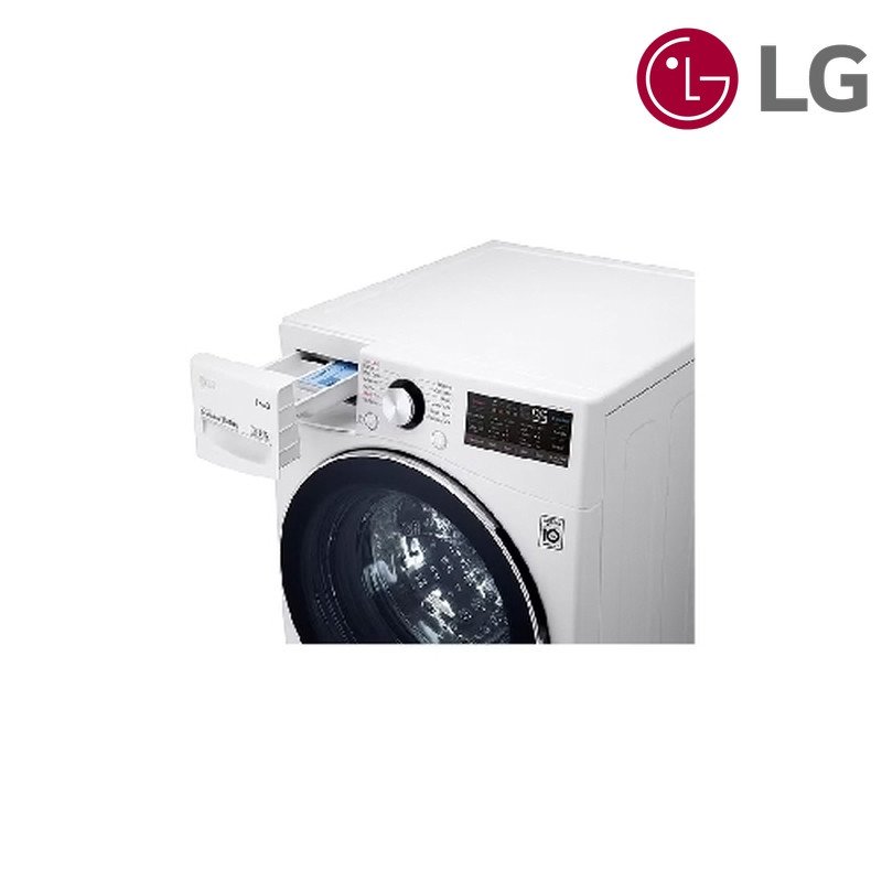 غسالة ومجففة LG WDL91H02PN 15/10 كغم 2 في 1 - أبيض