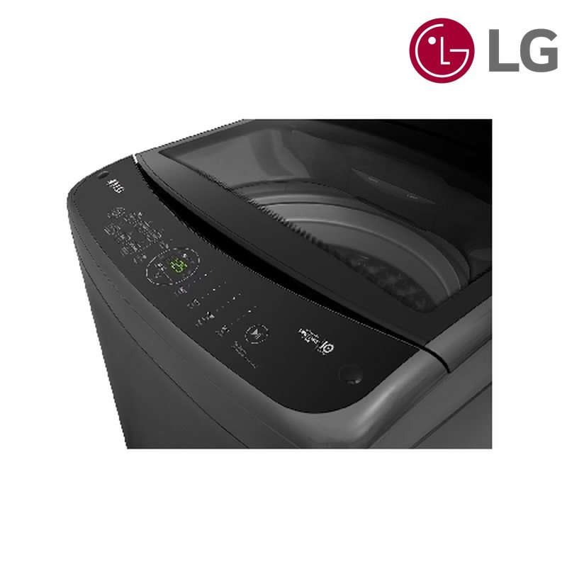 غسالة ملابس LG تحميل علوي T18H3SDHT2 18 كغم Inverter Direct Drive - أسود ستانلس ستيل