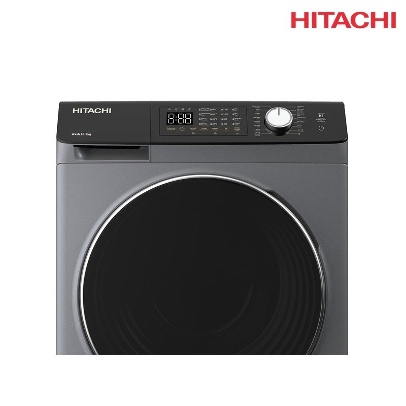 غسالة ملابس هيتاشي أمامية BD-1054HVOS 10.5 كغم 1400 دورة Inverter