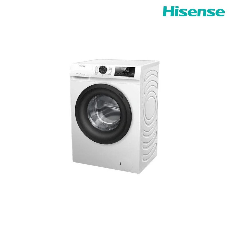 غسالة ملابس هايسنس WFQP8012W/S تحميل أمامي 8 كغم 1200 دورة Steam Wash - أبيض