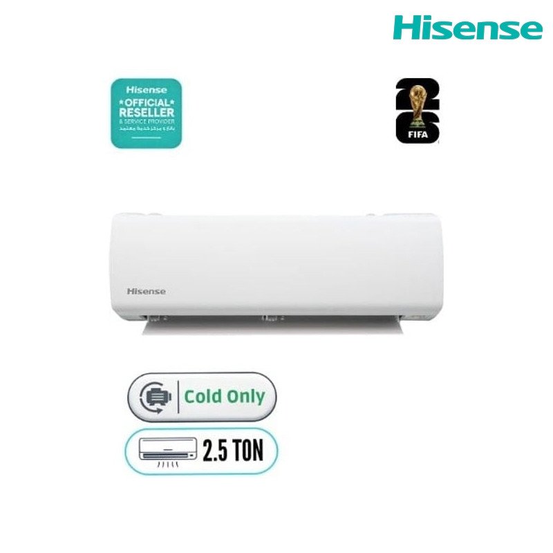 سبلت جداري هايسنس QAS-24CFKA تبريد فقط 2 طن T4 Wi‑Fi
