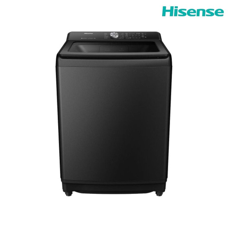 غسالة ملابس هايسنس WT5I2123DB تحميل علوي 21 كغم Direct Drive Inverter Wi‑Fi - أسود